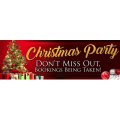Christmas Party PVC Banner